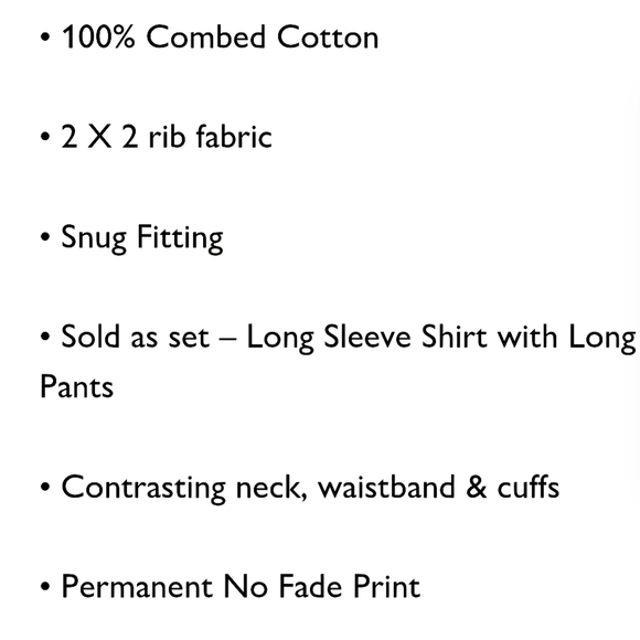 Lazy One Bear Hug Pajama Pant Set  Size 8 Colors Pink Black Cream - Picture 11 of 11